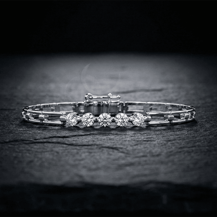 The Radiant Line Diamond Bracelet - Image 1