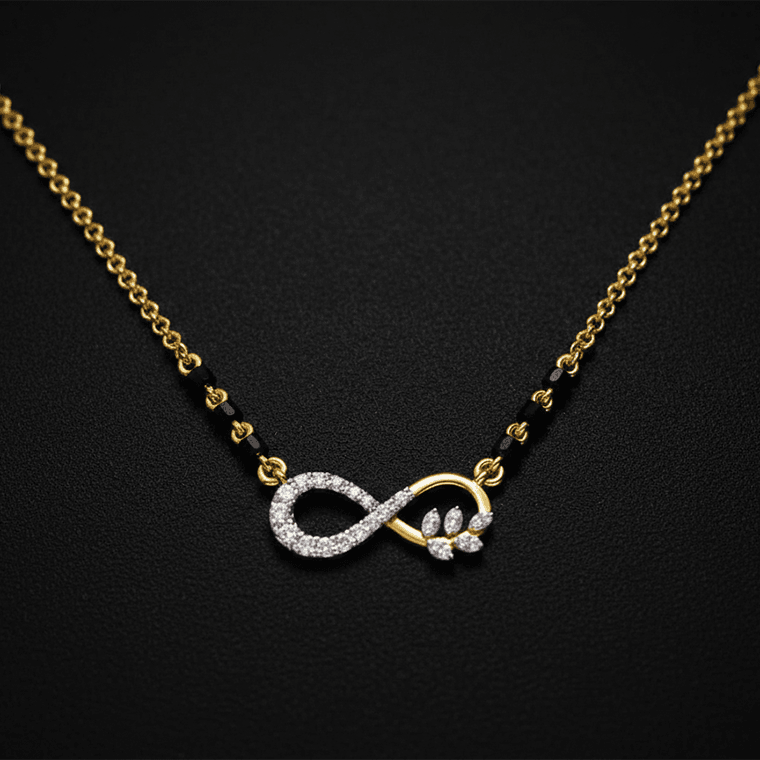 Infinity Diamond Mangalsutra - Image 1